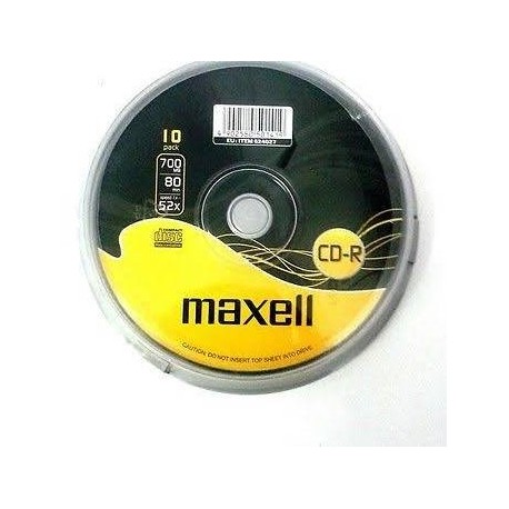 CD-R 700MB MAXELL 52X PACK 50UNI TARRINA