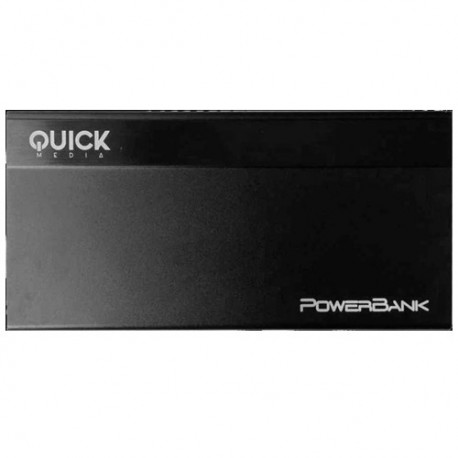 QUICKMEDIA Powerbank 10000Mah Negro (QMPB100B)