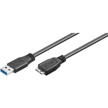 EWENT CABLE USB 3.0 Tipo A Macho a Micro B Macho. 1,8m (EW-100113-020-N-BL)