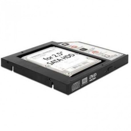 ADAPTADOR BAHIA 5.25 A 2.5 DELOCK PORTATIL SATA 12MM