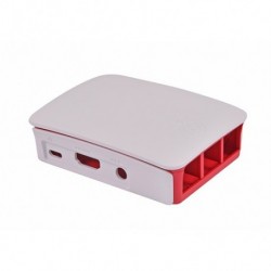 RASPBERRY Caja para Raspberry Pi 3 Oficial, Rojo y blanco