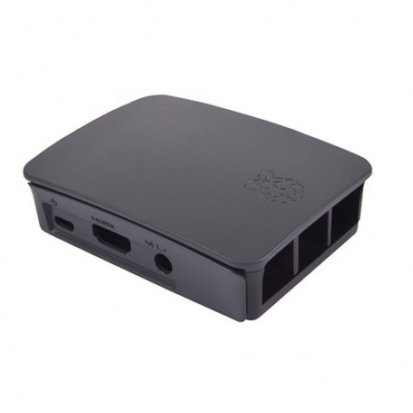 RASPBERRY Caja para Raspberry Pi 3 Oficial, Negro y gris