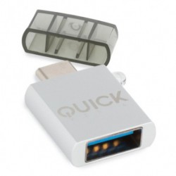 QUICKMEDIA Adaptador Type C a USB3.0 (QMACUSB)