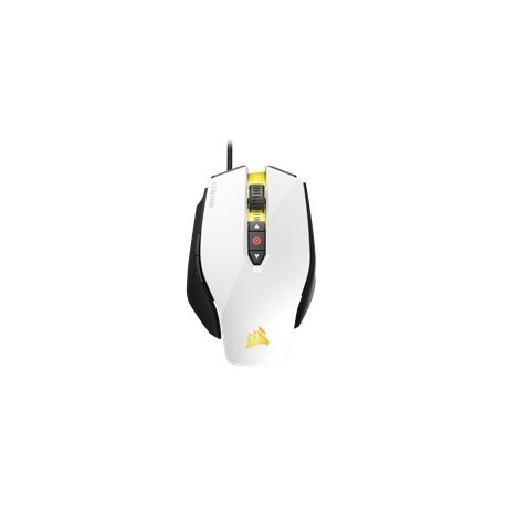 CORSAIR RATON M65 PRO RGB 12000 DPI FPS PC Gaming Laser BLANCO