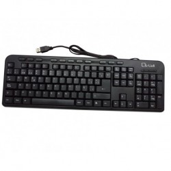 L-Link LL-KB-628M-USB USB QWERTY Espa¤ol Negro teclado