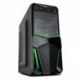 NOX CAJA ATX PAX. SEMITORRE. SIN FUENTE. AUDIO HD. USB 3.0. NEGRO/VERDE (NXPAXG)