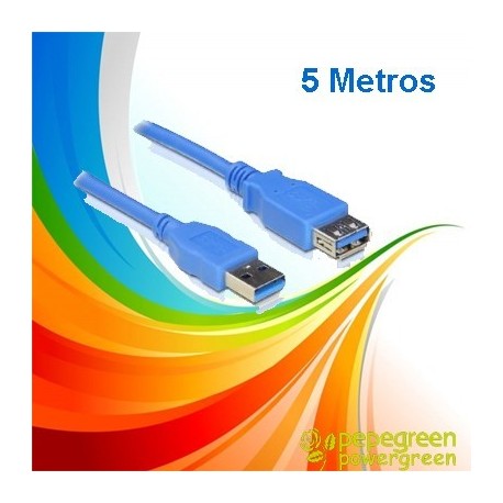 Cable USB 3.0 PROLONGADOR tipo AM/AH 5 M