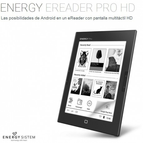 Energy eReader Pro HD  (6" E-ink Carta HD, Screenlight )