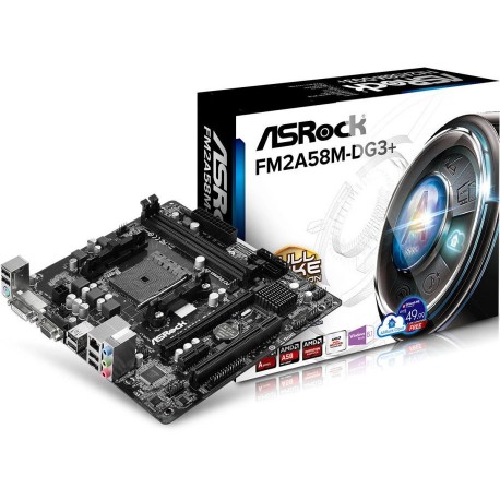 Asrock FM2A58M-DG3+ AMD A58 FCH (Bolton D2) Socket FM2+