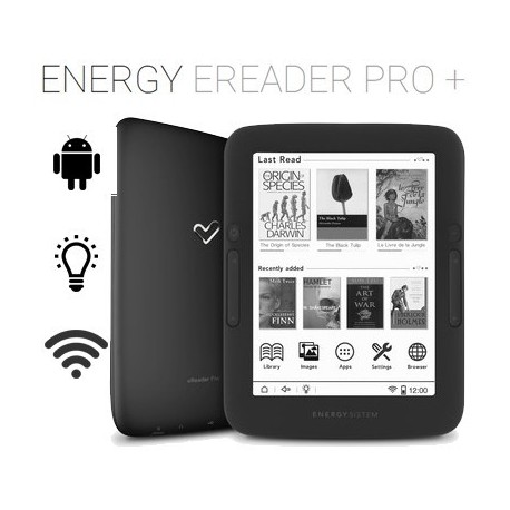 Energy e-book Pro+ Táctil con luz integrada y Wi-Fi 8GB