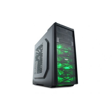 NOX CAJA ATX COOLBAY SX. SEMITORRE. 1 x USB 3.0. NEGRO/VERDE (NXCBAYSXG)
