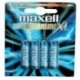 Maxell Pilas Alcalinas AAA Blister 4 