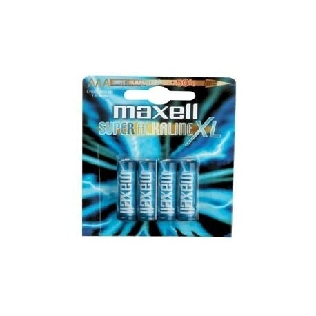 Maxell Pilas Alcalinas AAA Blister 4 