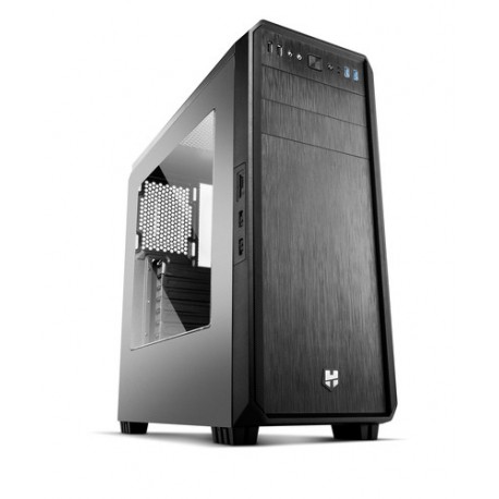NOX CAJA ATX HUMMER ZS. SEMITORRE. 2 x USB 3.0. Lector. NEGRO
