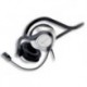 Creative Auriculares + MIC con Sujeción detrás de cuello HS-420 Plata-Negro