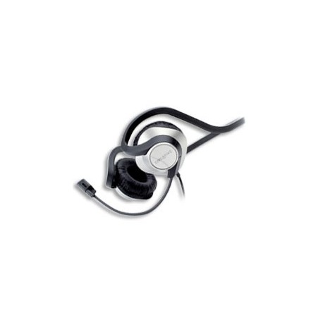 Creative Auriculares + MIC con Sujeción detrás de cuello HS-420 Plata-Negro