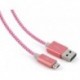 Bluestork TRENDY-MU-W 1.2m USB A Micro-USB A Rosa cable USB