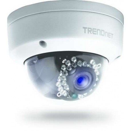 Trendnet Cámara HD, PoE, 1.3 Megapixels, Domo Fijo, Exteriores, Visión Nocturna (TV-IP321PI)