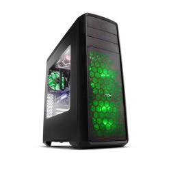 NOX CAJA ATX COOLBAY ZX. SEMITORRE. USB 3.0. LED VERDE