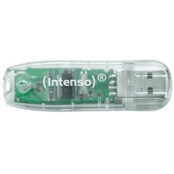 Intenso Rainbow Line 32GB 32GB USB 2.0 Transparente unidad flash USB