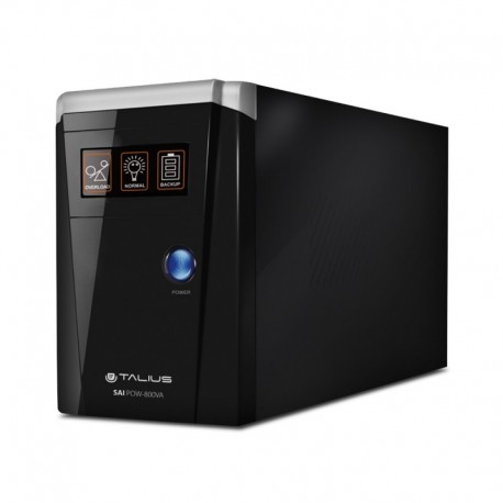 SAI 800VA TALIUS LED 2 SHUCKO+RJ45+RJ11