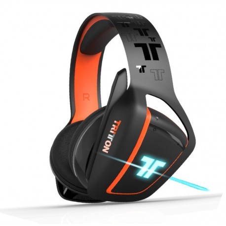 Tritton ARK 100 Binaurale Diadema Negro, Naranja auricular con micrófono