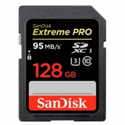 SANDISK Extreme Pro SDXC 128GB - 95MB/s V30 UHS-I U3