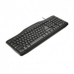 TRUST TECLADO MULTIMEDIA CLASSICLINE. USB. NEGRO
