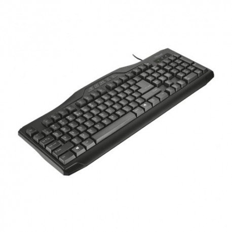 TRUST TECLADO MULTIMEDIA CLASSICLINE. USB. NEGRO