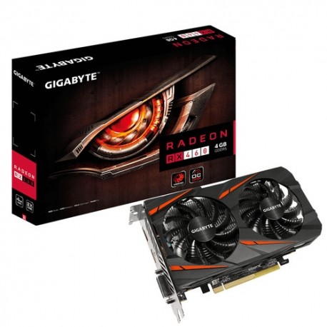 Gigabyte GV-RX460WF2OC-4GD AMD Radeon RX 460 4GB tarjeta gráfica