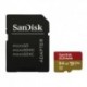 SANDISK EXTREME MICROSDHC 64GB+SD ADAPTER