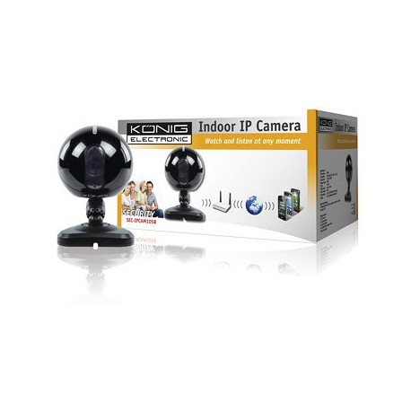 König SEC-IPCAM105 IP Interior Negro