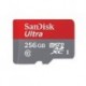 SANDISK Ultra Android microSDXC 256GB + SD Adapter + Memory Zone Android App