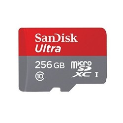 SANDISK Ultra Android microSDXC 256GB + SD Adapter + Memory Zone Android App