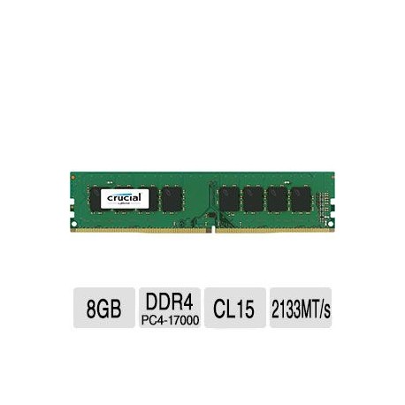 MEMORIA CRUCIAL DIMM DDR4 8GB 2133HZ CL15