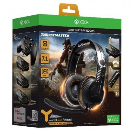 THRUSTMASTER AURICULARES + MIC GAMING Y-350X 7.1 GHOST RECON WILDLANDS EDITION PARA XBOX ONE/ PC