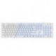 Bluestork KB-LUMI USB QWERTY Español Color blanco