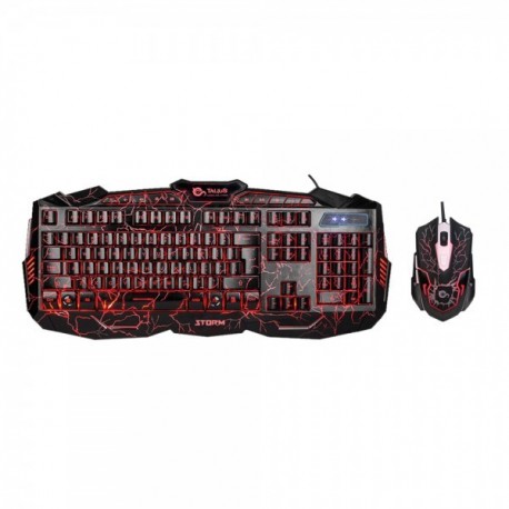 TECLADO+RATON GAMING STORM TALIUS NEGRO USB 