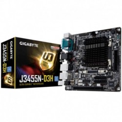 PLACA GIGABYTE J3455N-D3H,INTEL,SOC (J3455),2DDR3 (SO-DIMM),16GB,VGA+HDMI,2GBLAN,1PCI,2COM,4SATA3,4U