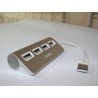 HUB 4 PUERTOS USB2.0 ALU-2 ALUMINIO COOLBOX