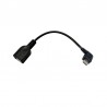 CABLE USB 2.0 OTG ACODADO,MICRO B/M-A/H 15CM