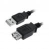 CABLE USB 2.0 A/M-A/H 1.8MTS NEGRO NANOCABLE