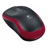 RATON LOGITECH M185 WIRELESS USB ROJO 910-002237