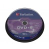 DVD+R VERBATIM 4.7 GB 120MIN16X 10 UNIDADES