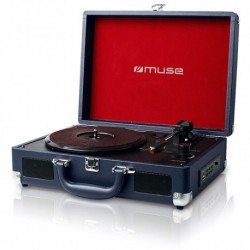MUSE TOCADISCOS MT-101 DB Turntable 33/45/78rpm, USB, RCA OUT