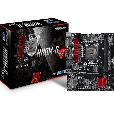 Asrock H110M-G/M.2 Intel H110 LGA 1151 (Socket H4) Micro ATX placa base
