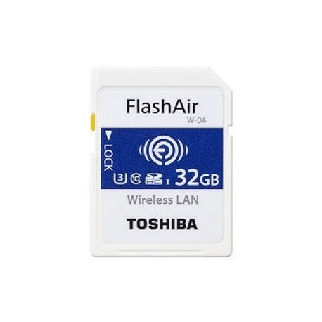 Toshiba FlashAir W-04 32GB SDHC UHS-I Clase 3 memoria flash