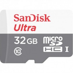 Sandisk Ultra MicroSDHC 32GB UHS-I + SD Adapter 32GB MicroSDHC UHS-I Clase 10 memoria flash