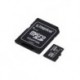 Kingston microSDHC 8GB UHS-I Clase 10 + Adaptador SDSDCIT/8GB