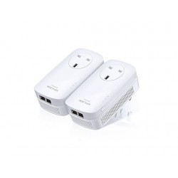 TP-LINK AV1000 Ethernet Color blanco 2pieza(s) adaptador de red powerline
